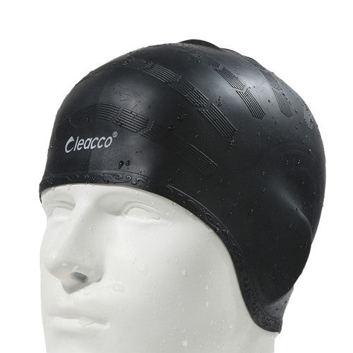 Silicone swim cap