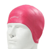 Silicone swim cap