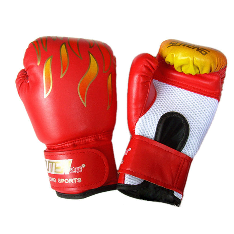 Children Flame Boxing Gloves