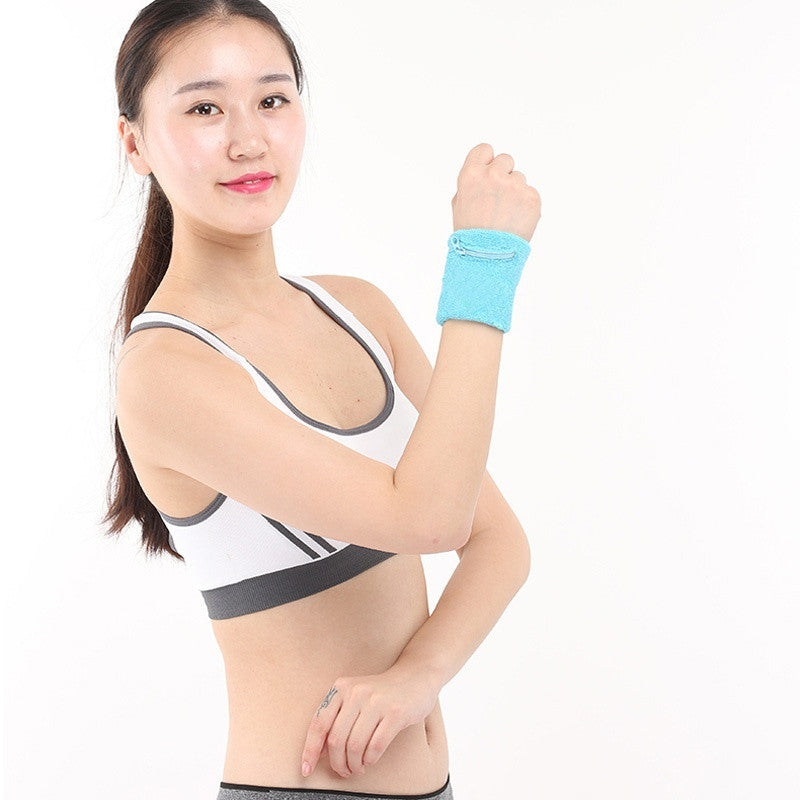 Pocket-wrist sweat band