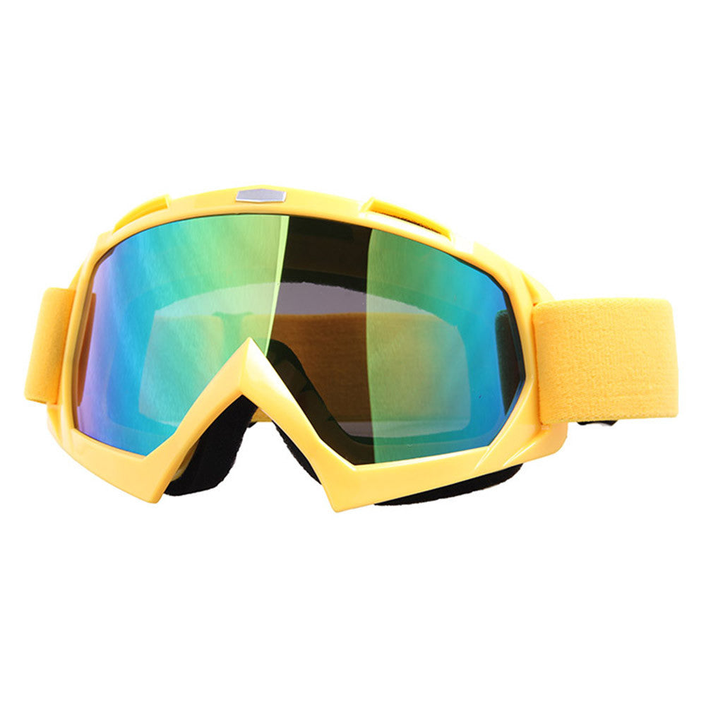 V-shaped colorful goggles